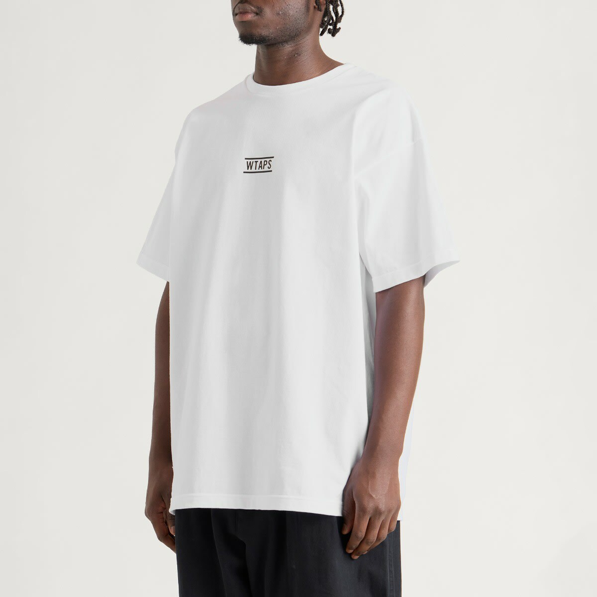 WTAPS Men's Brackets Short Sleeve T-Shirt in White