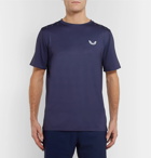 CASTORE - Samuel Colour-Block Stretch-Mesh T-Shirt - Blue