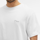 Dime Men's Classic Small Logo T-Shirt in White