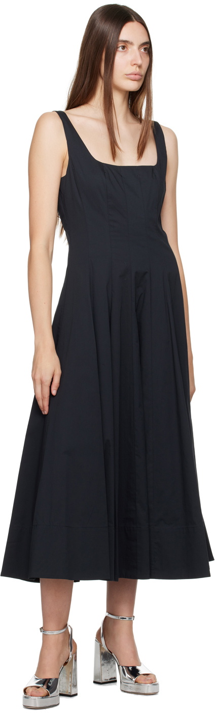 light blue lace dress with sleeves Long Long Prom Dresses High Slit, Long Sl Color:French Navy Black U Neck Flowers sale-dresses-jumpsuits
