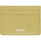 Jil Sander Green Curve Card Holder