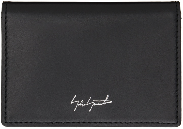 Photo: YOHJI YAMAMOTO Black Logo Card Holder