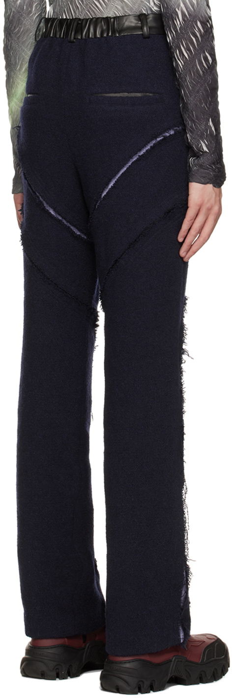 PONDER.ER SSENSE Exclusive Navy Spiral Trousers
