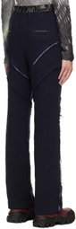 PONDER.ER SSENSE Exclusive Navy Spiral Trousers