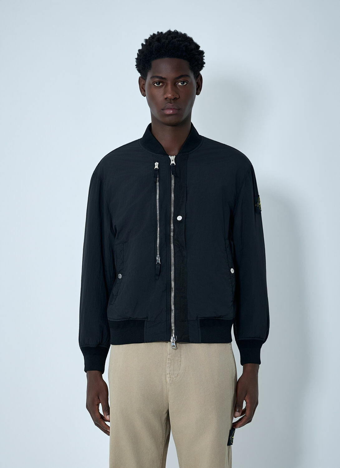 Stone Island Nylon Metal Bomber Jacket