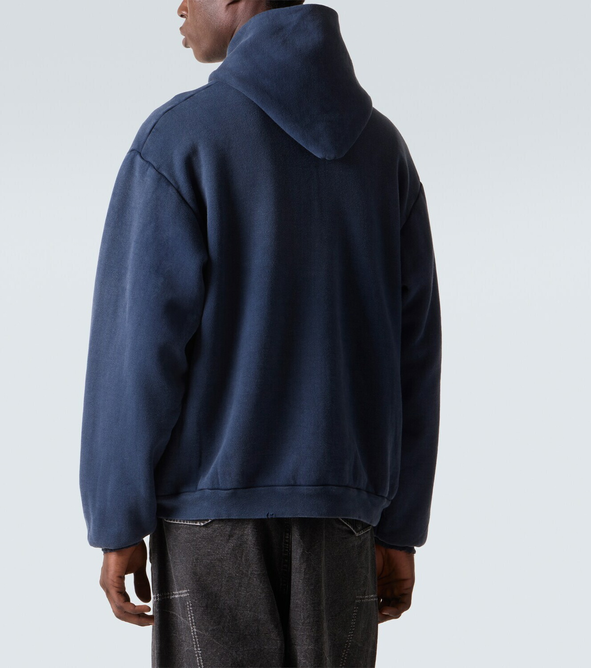 A.Presse Vintage cotton zip-up hoodie