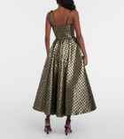 Giambattista Valli Jacquard A-line midi dress