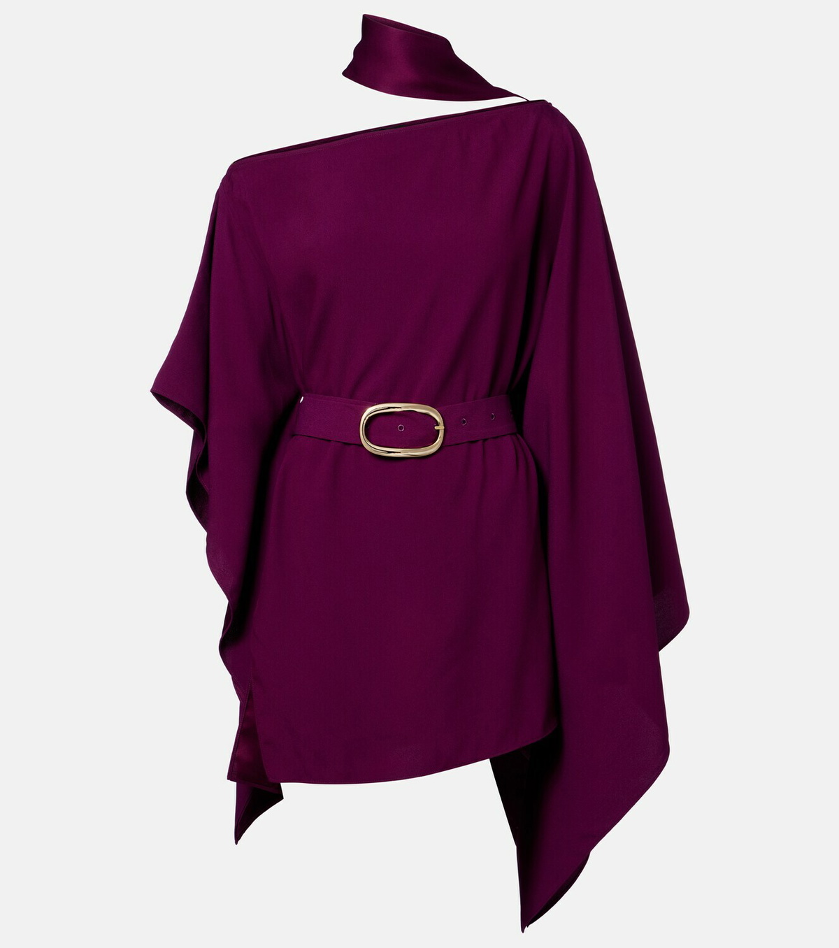 Taller Marmo Taylor belted one-shoulder kaftan