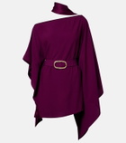 Taller Marmo Taylor belted one-shoulder kaftan