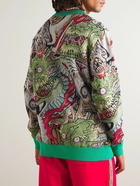 Wacko Maria - Tim Lehi Cotton-Jacquard Sweater - Green