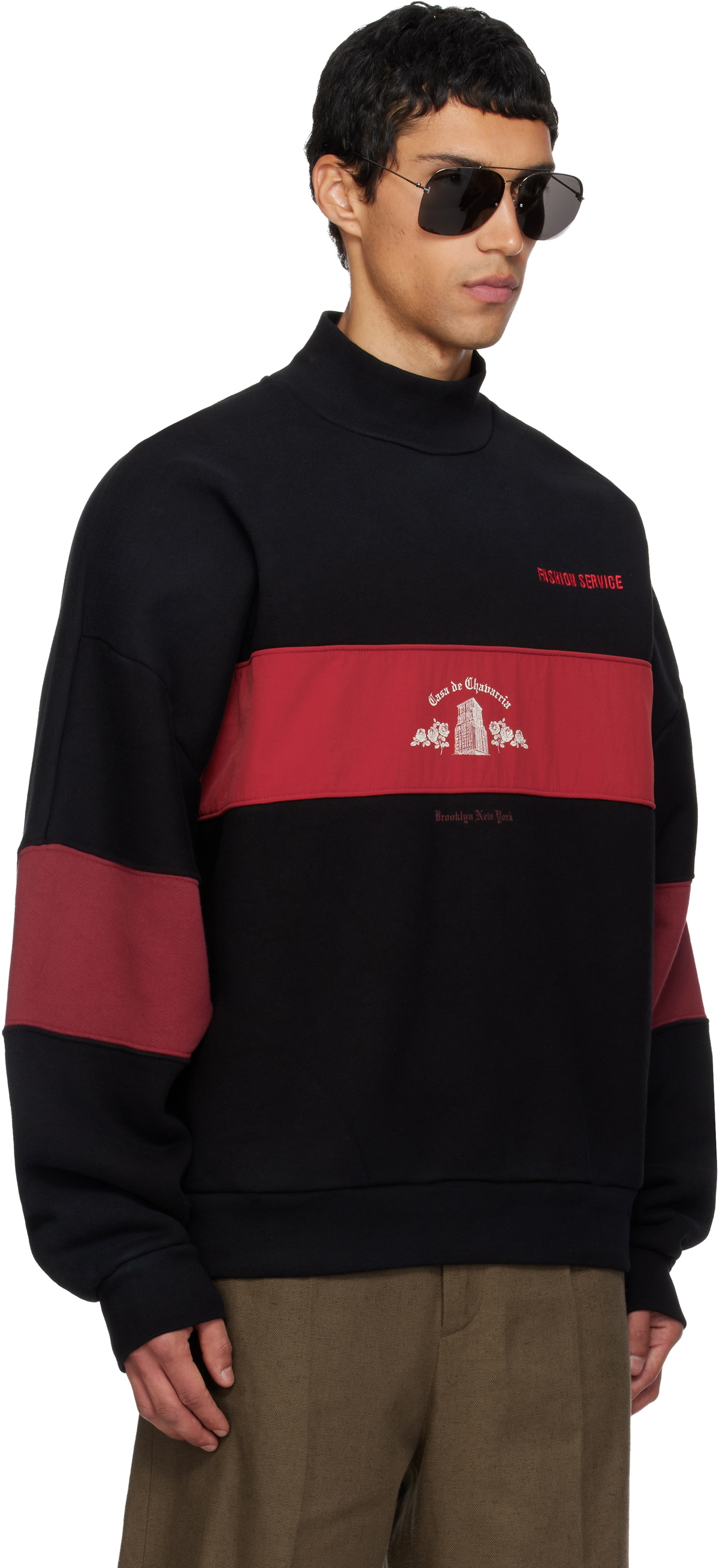 WILLY CHAVARRIA Black 'Casa De Chavarria' Sweatshirt