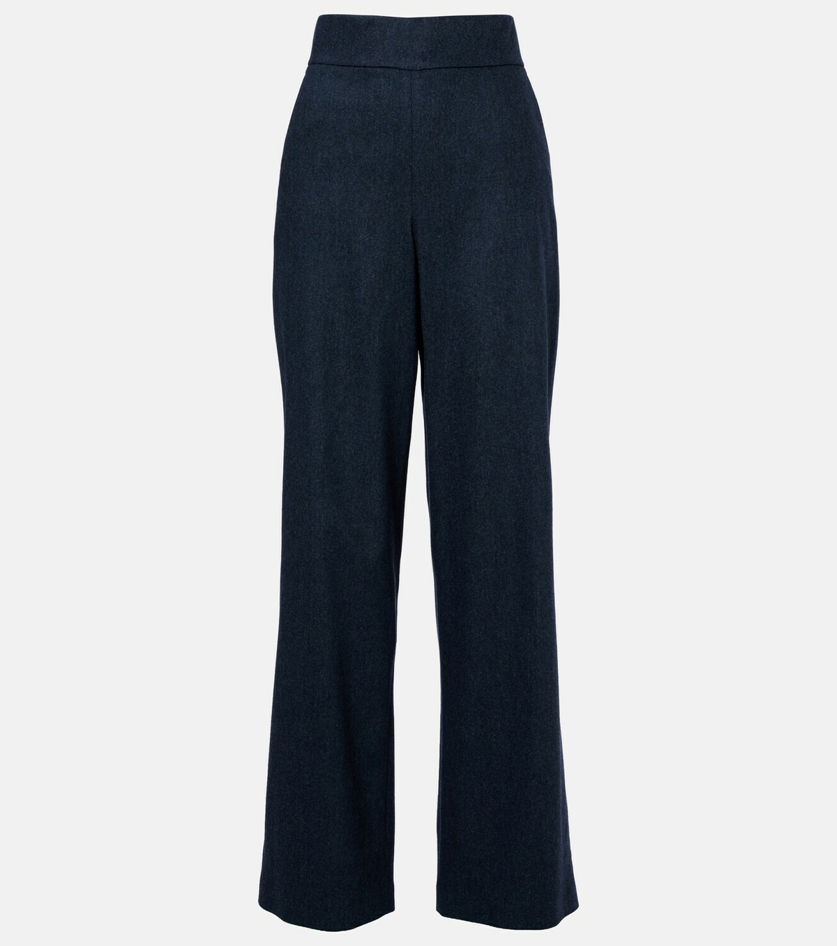Eleventy Wool and cashmere wide-leg pants