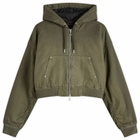 Air Jordan Women's x Travis Scott Canvas Jacket in Cargo Khaki