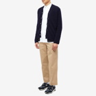 Comme des Garçons SHIRT Men's Nylon Layer Cardigan in Navy