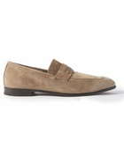 Zegna - L'asola Suede Loafers - Neutrals