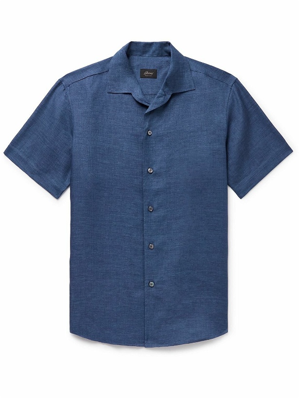 Photo: Brioni - Linen Shirt - Blue