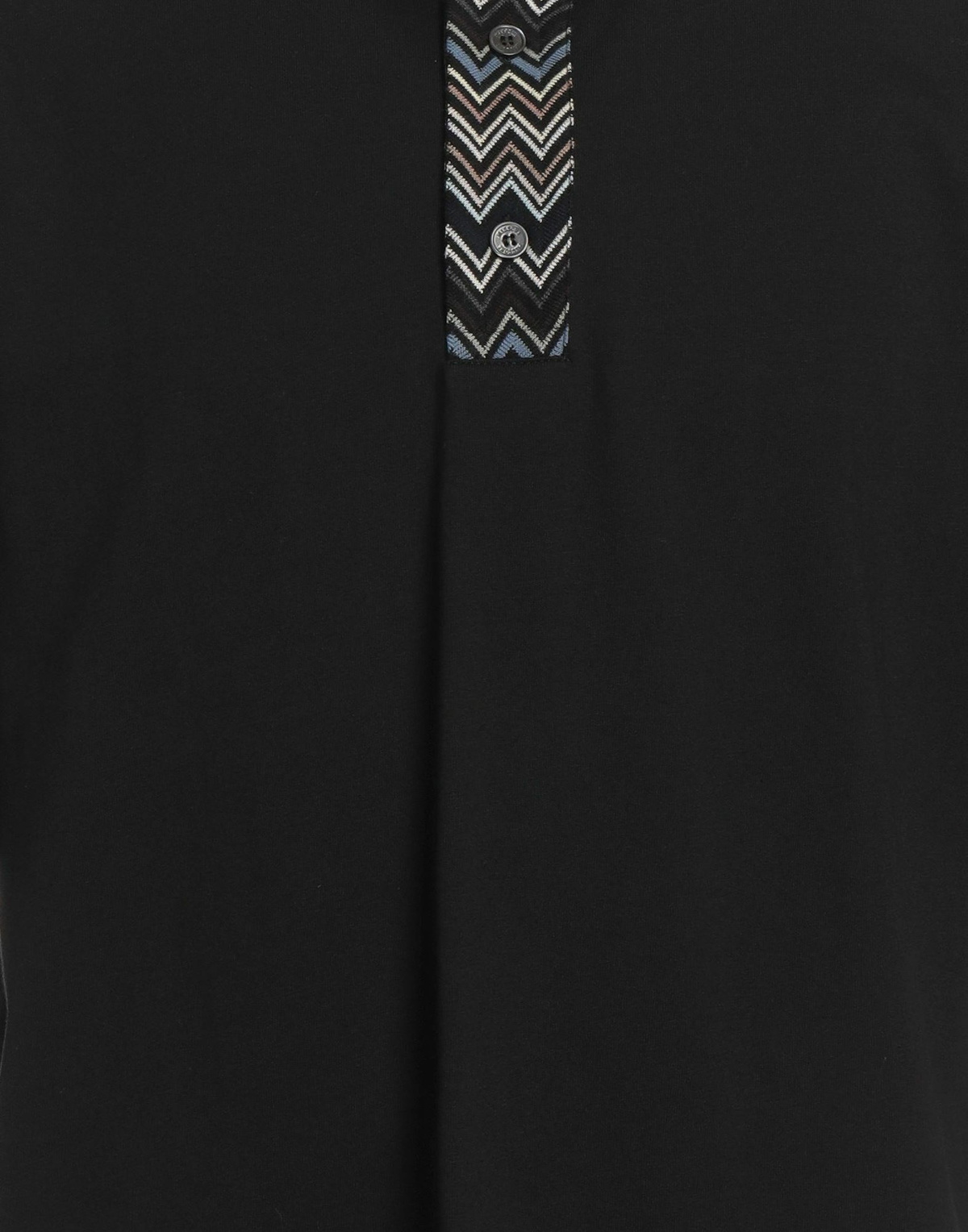 Missoni Mens Polo shirt in Black