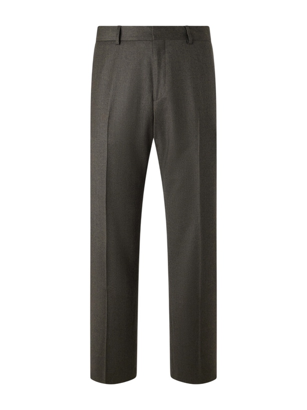 Photo: Paul Smith - Straight-Leg Wool and Cashmere-Blend Fresco Suit Trousers - Brown