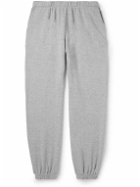 The Elder Statesman - Straight-Leg Cotton and Cashmere-Blend Jersey Sweatpants - Gray