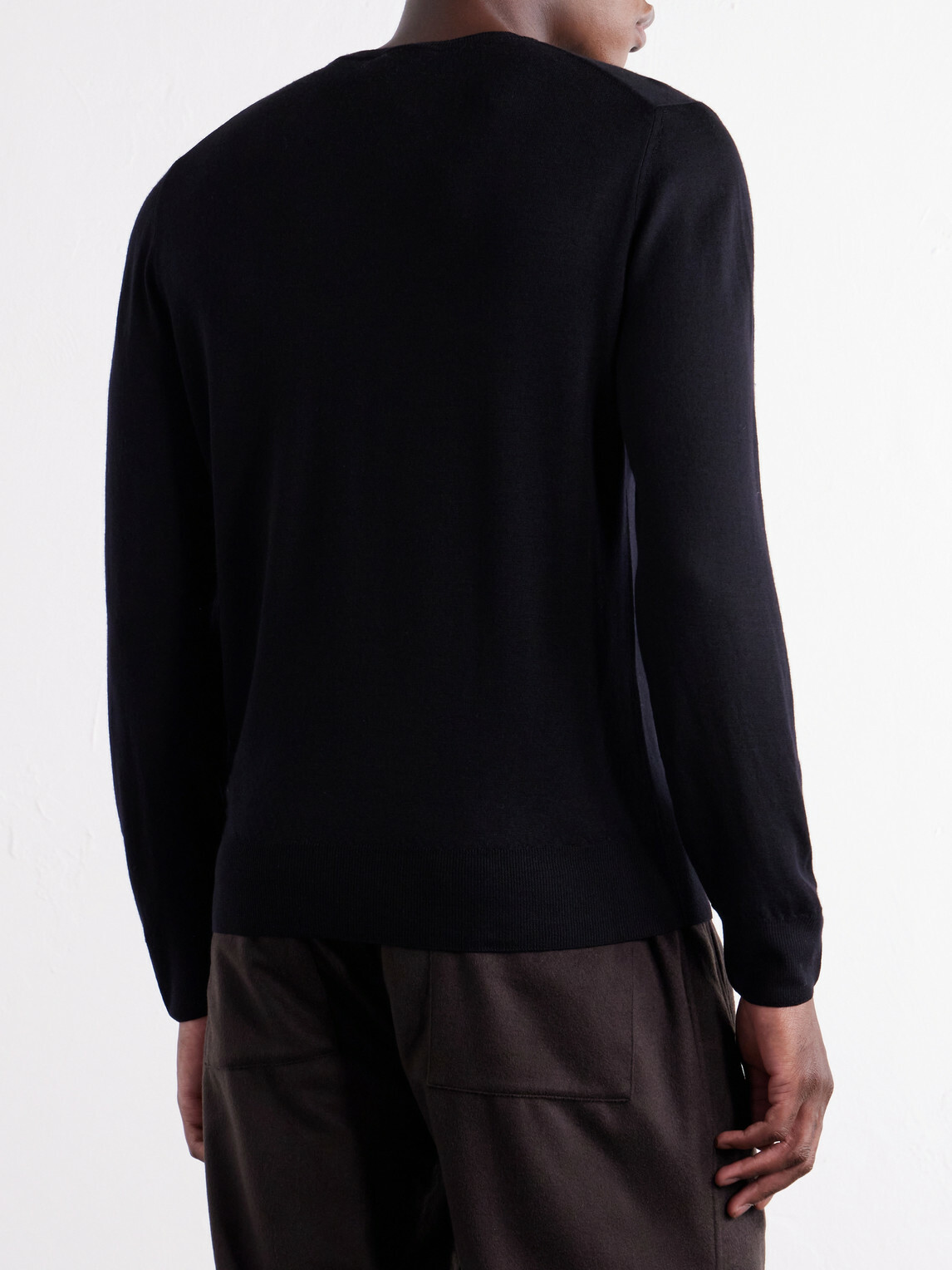 Canali - Wool Sweater - Black