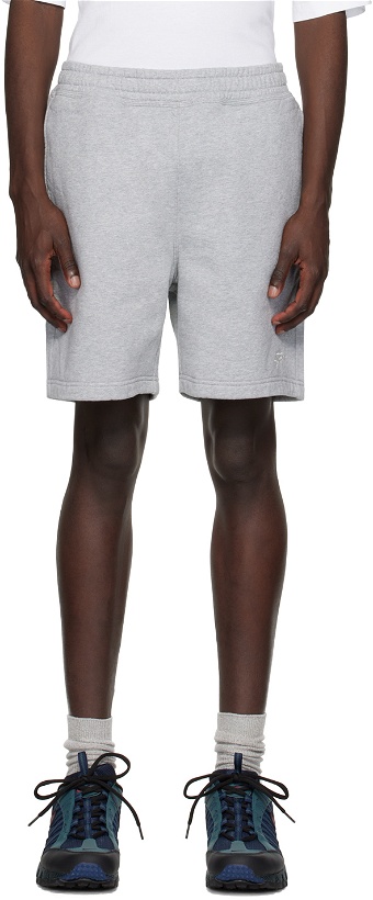 Photo: Stüssy Gray Embroidered Shorts