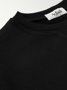 Adish - Logo-Embroidered Cotton-Jersey Sweatshirt - Black