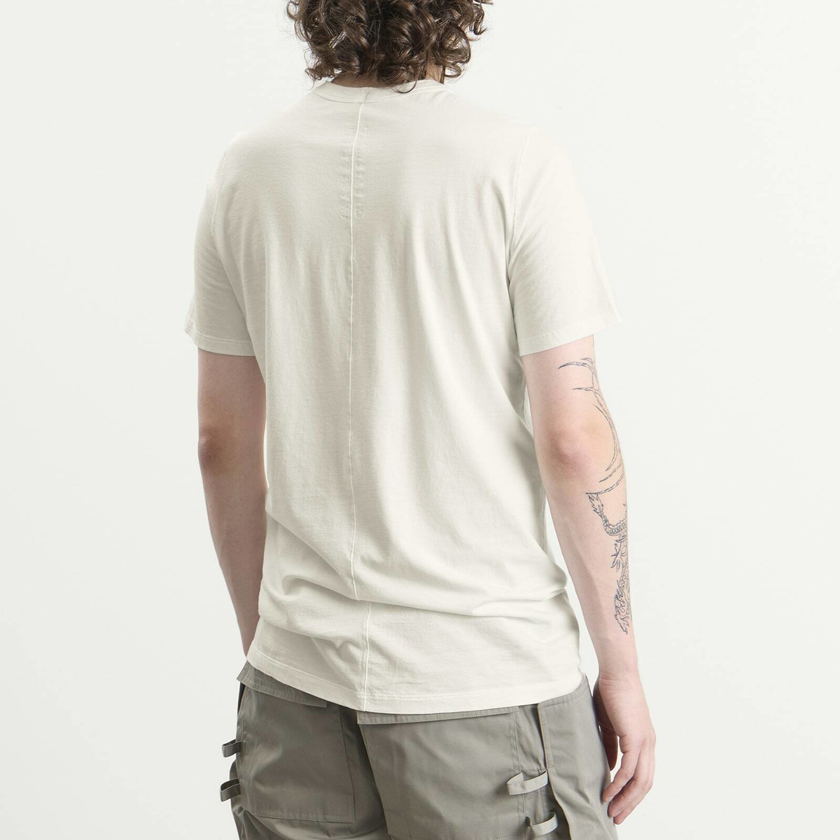 Rick Owens Men's Level T-Shirt in Milk