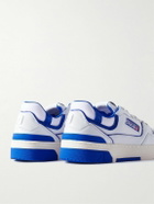 Autry - CLC Suede and Rubber-Trimmed Leather Sneakers - Blue