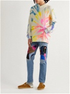 The Elder Statesman - Spinner Tie-Dyed Cotton and Cashmere-Blend Jersey Hoodie - Multi