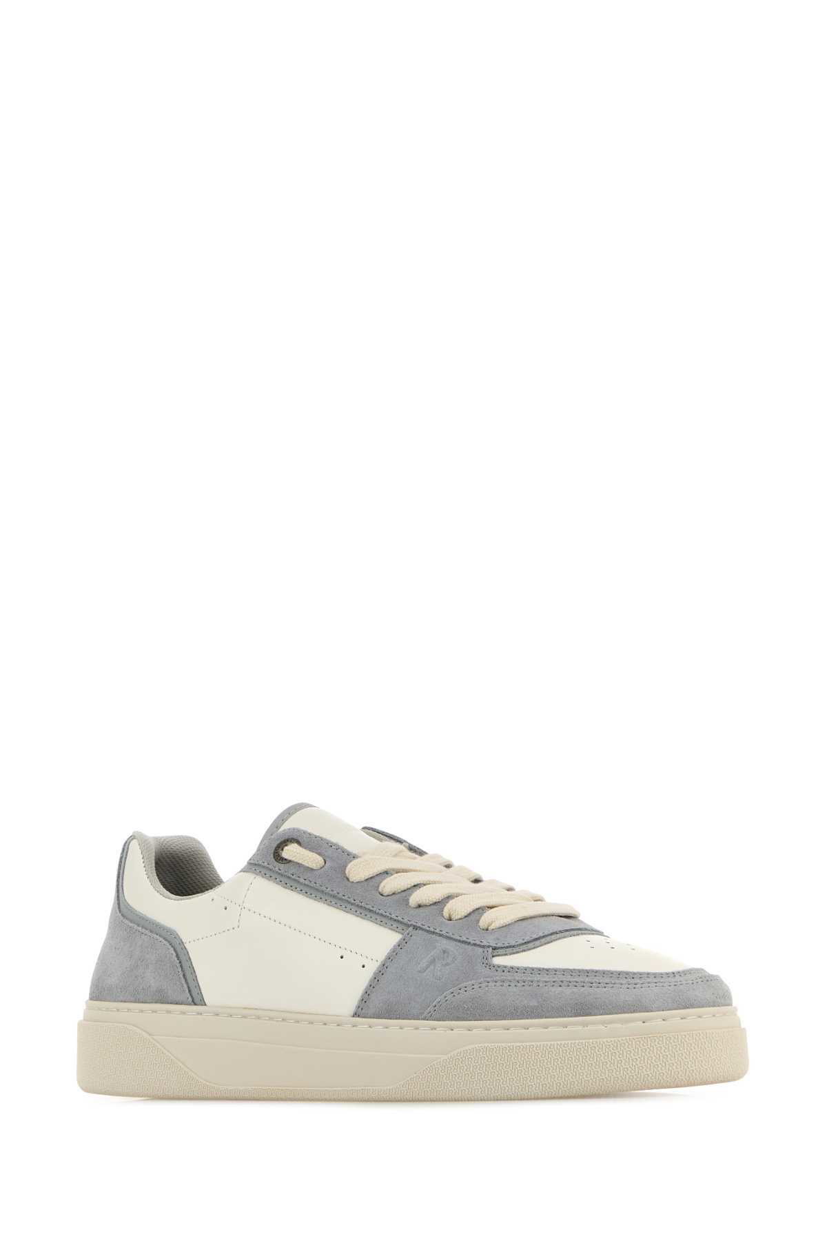 スニーカー REPRESENT Two-Tone Leather And Suede Initial Sneakers Represent Two-tone Leather And Suede Initial Sneakers In