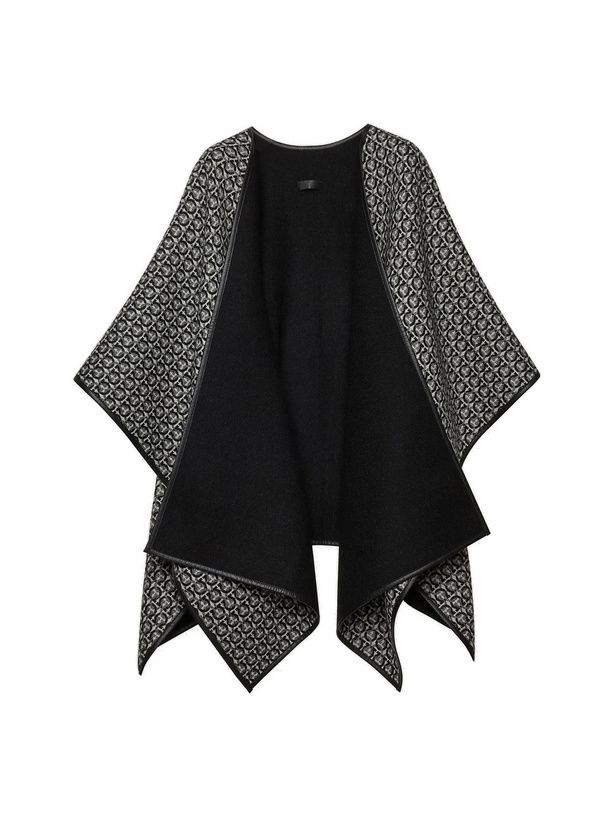 Photo: Ferragamo Womens Gancini cape in Black
