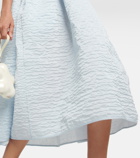 Cecilie Bahnsen Textured linen-blend Cloqué mini dress