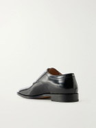 Maison Margiela - Tabi Leather Derby Shoes - Black