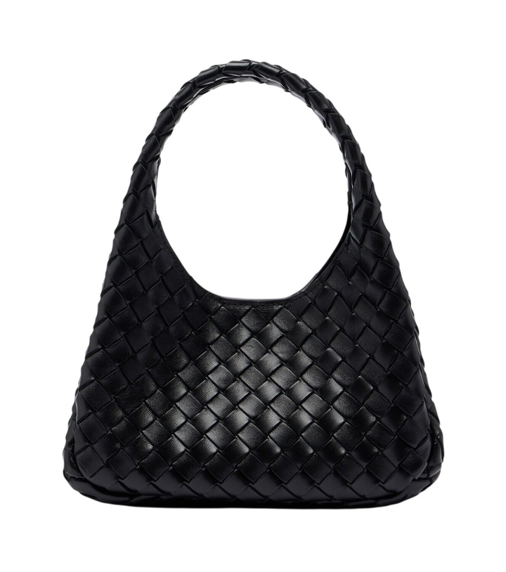 Photo: Bottega Veneta Campana Intrecciato Mini leather top-handle bag