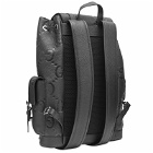 Gucci Men's Embossed GG Leather Backpack in Black