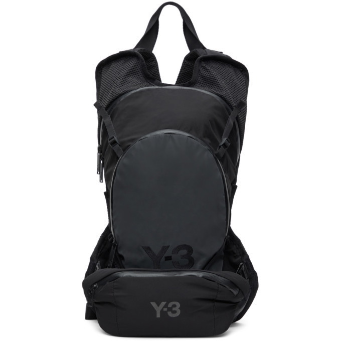 Photo: Y-3 Black and Grey Ch1 Reflective Backpack