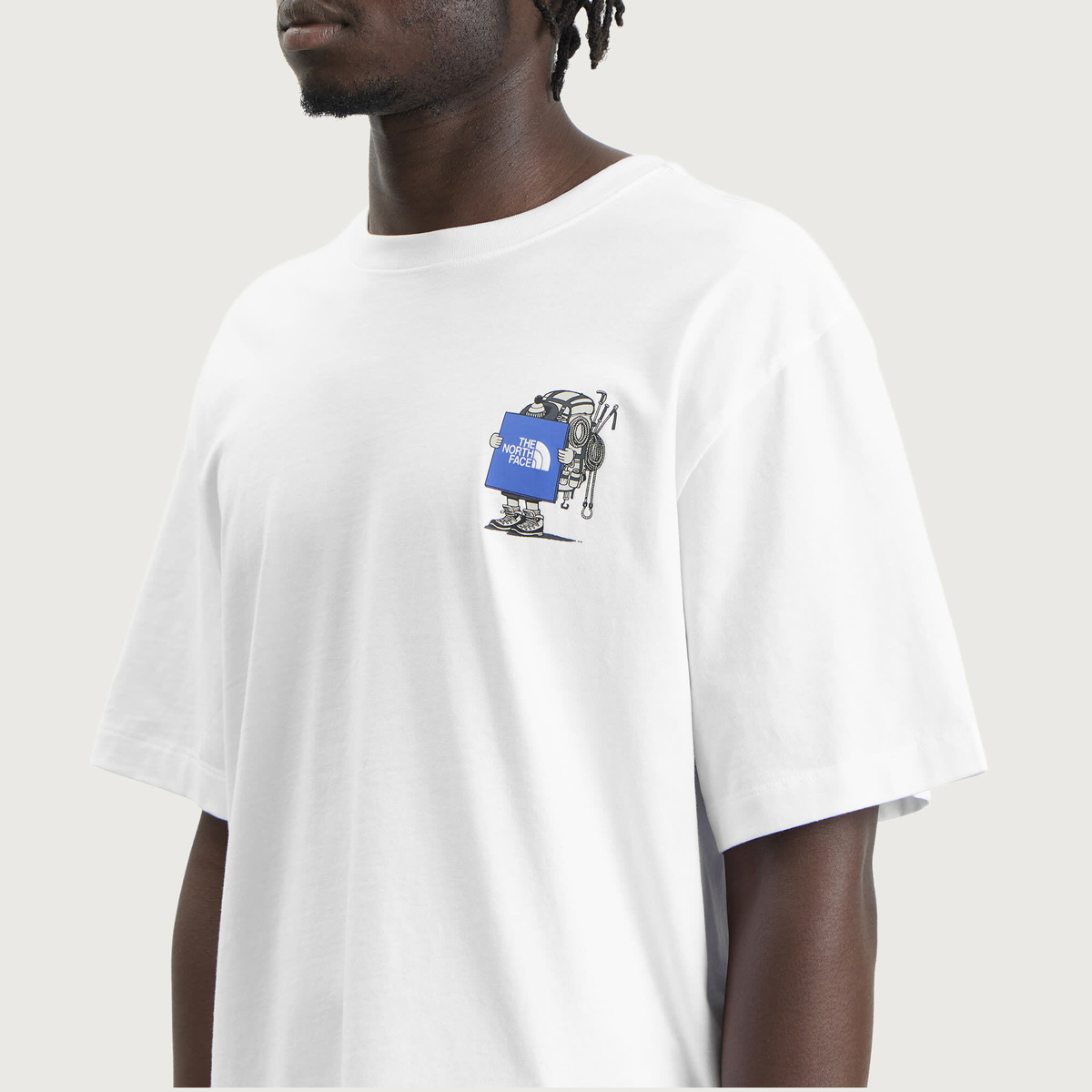 The North Face Men's Gear Up Get Out Relaxed T-Shirt in Tnf White