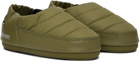 Moon Boot Khaki Evolution Slippers