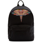 Marcelo Burlon County of Milan Black Multicolor Wings Backpack