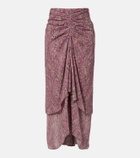 Veronica Beard Sira floral midi skirt