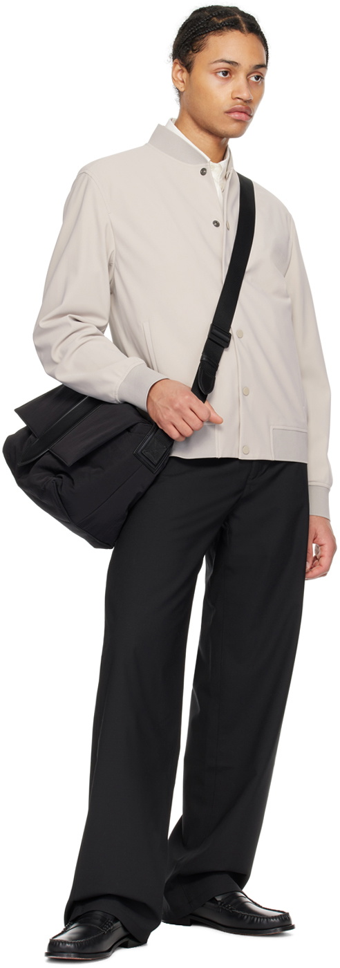 Theory Off-White Murphy Bomber Jacket
