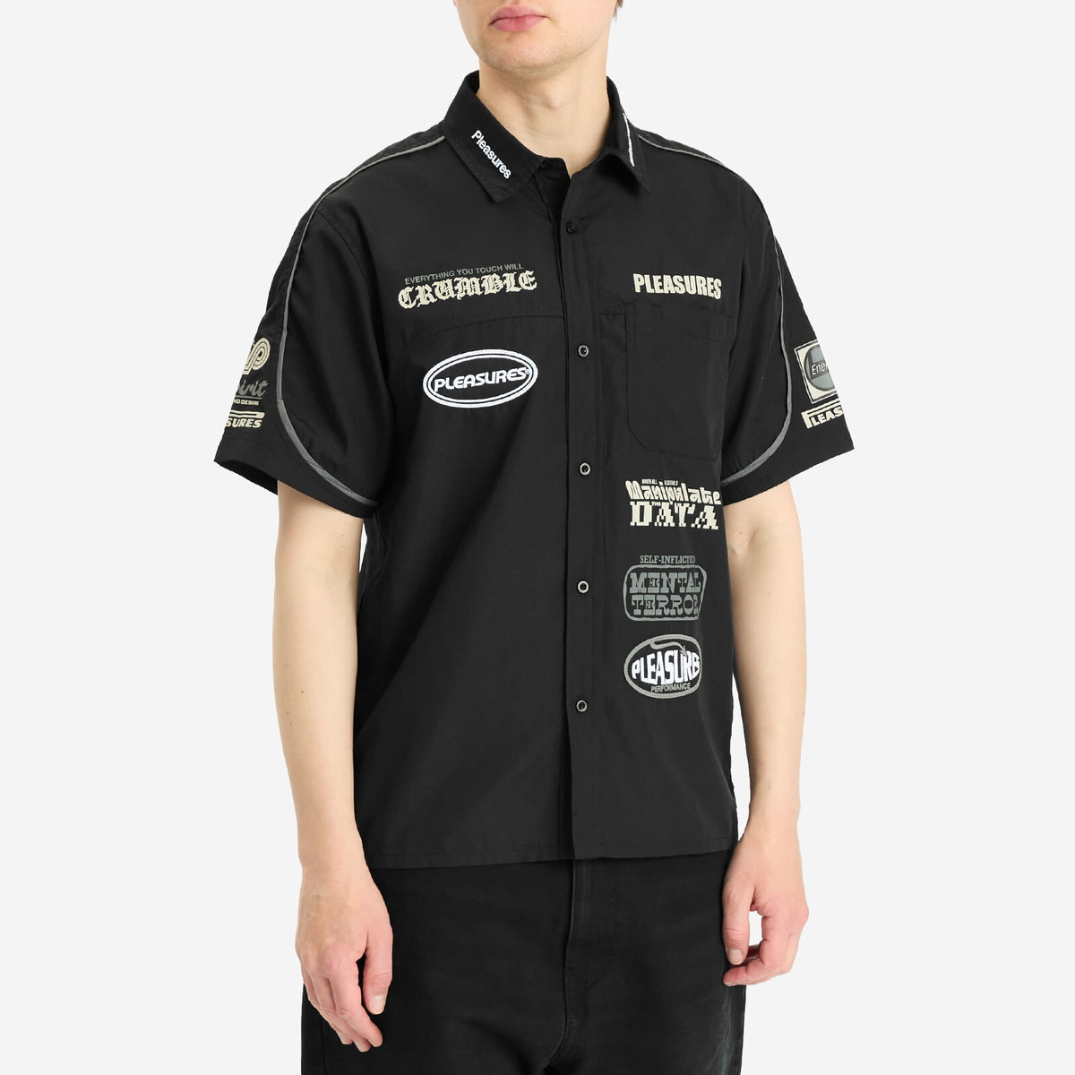 Pleasures Men's Terror Shirt in Black