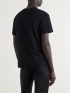 Valentino Garavani - VGold Cotton-Jersey T-Shirt - Black