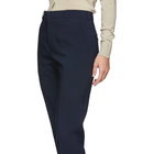 Maison Kitsune Navy Masculine Trousers