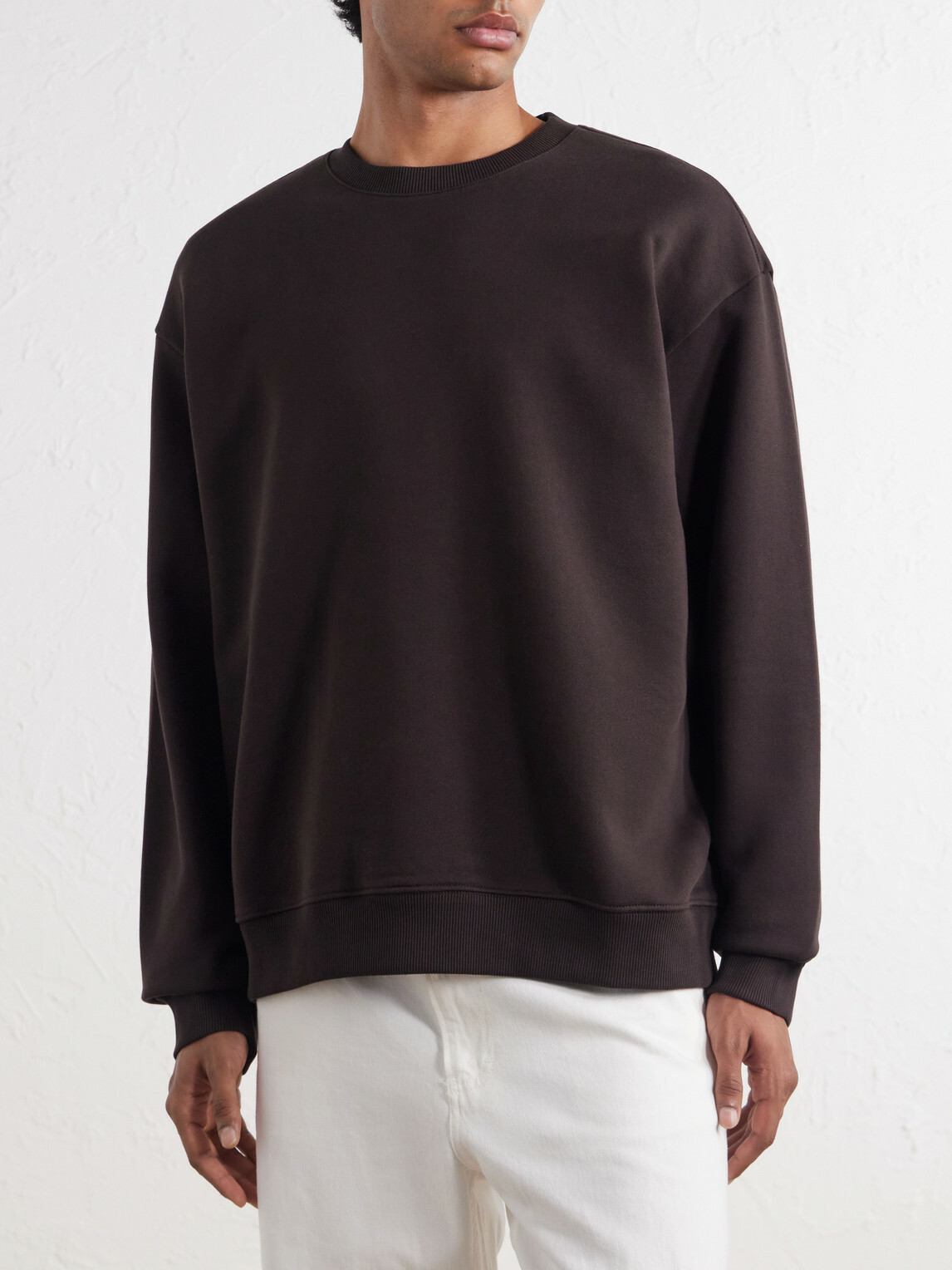 NN07 - David 3014 Organic Cotton-Jersey Sweatshirt - Brown