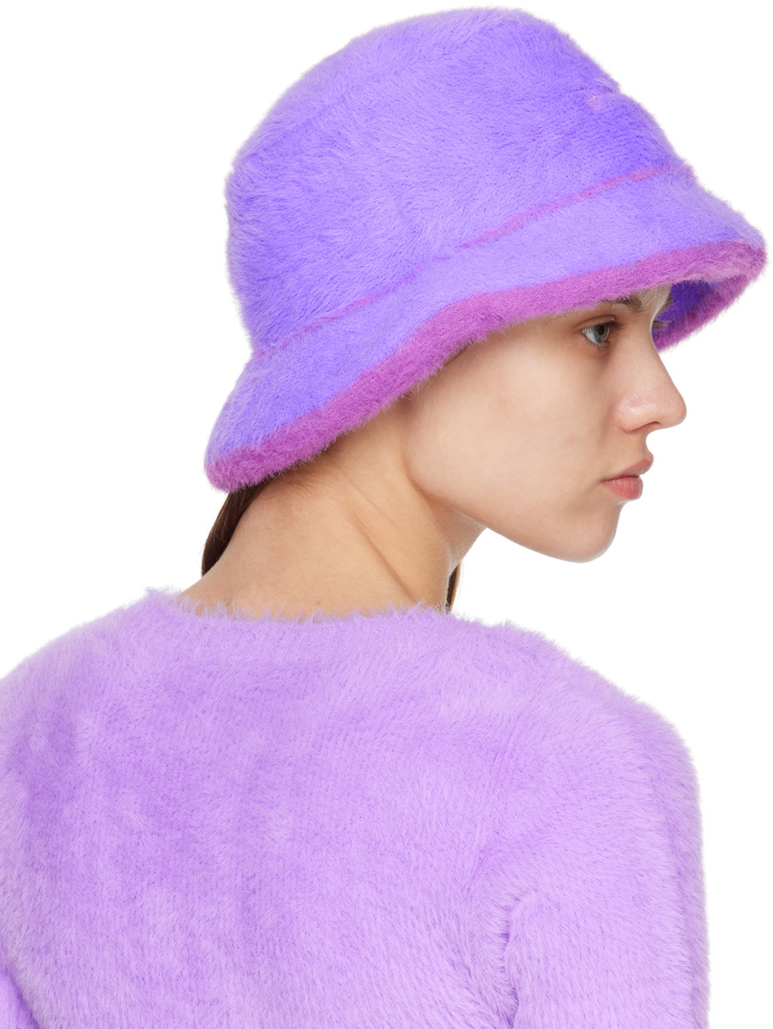 JACQUEMUS: Pink Le Papier 'Le Bob Neve' Bucket Hat