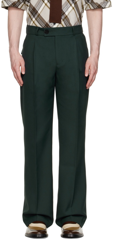 Photo: Ernest W. Baker SSENSE Exclusive Green Loose Trousers