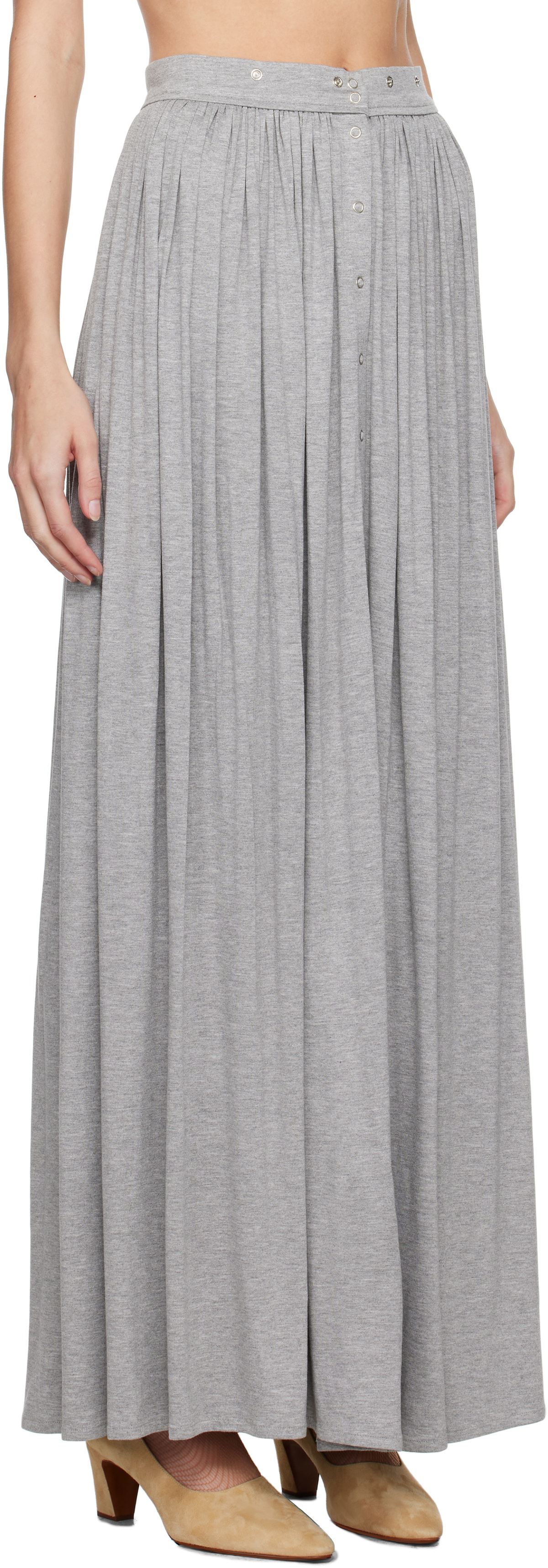 Nicklas Skovgaard Gray Ivy Maxi Skirt