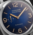 Panerai - Radiomir Mediterraneo Automatic 44mm Titanium and Alligator Watch, Ref. No. PAM01078 - Blue