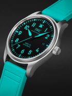 IWC Schaffhausen - Mercedes-AMG PETRONAS Formula One™ Team Pilot's Mark XX Automatic 40mm Titanium and Rubber Watch, Ref. No. IW328210